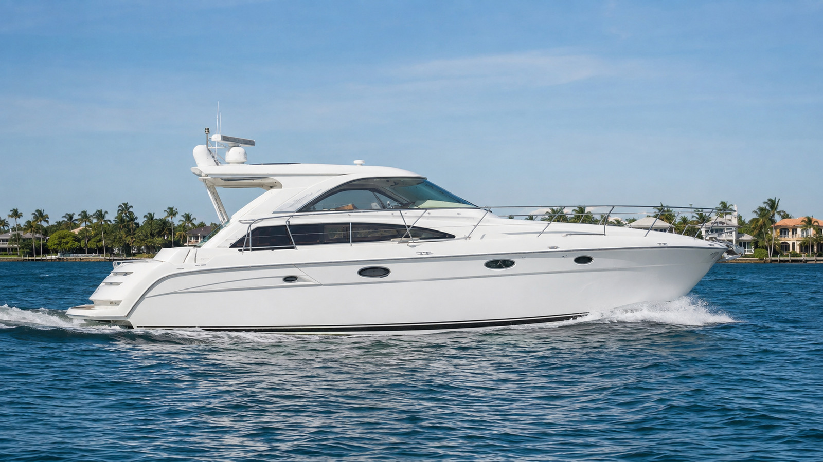 sea ray 500 motor yacht side profile running 04