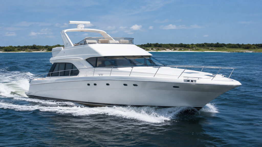 sea ray 550 sedan bridge running hero 01