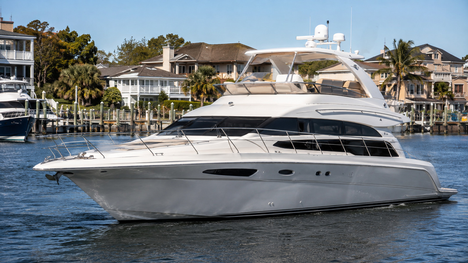 sea ray 580 sedan bridge marina arrival 06