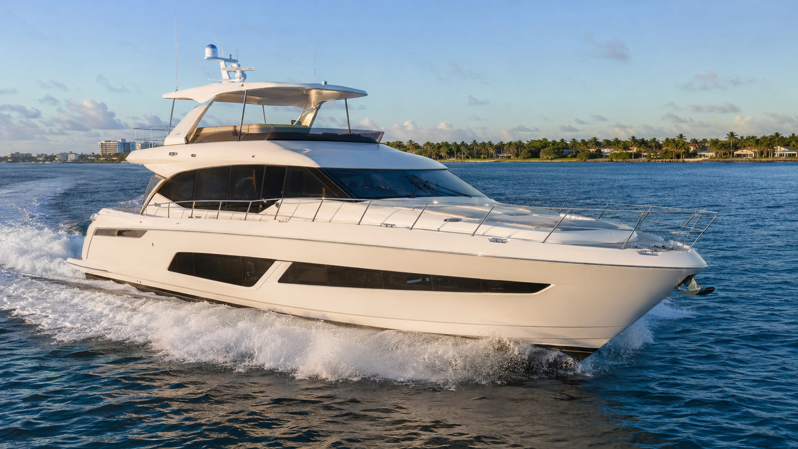 sea ray 610 sedan bridge premium exterior hero 25