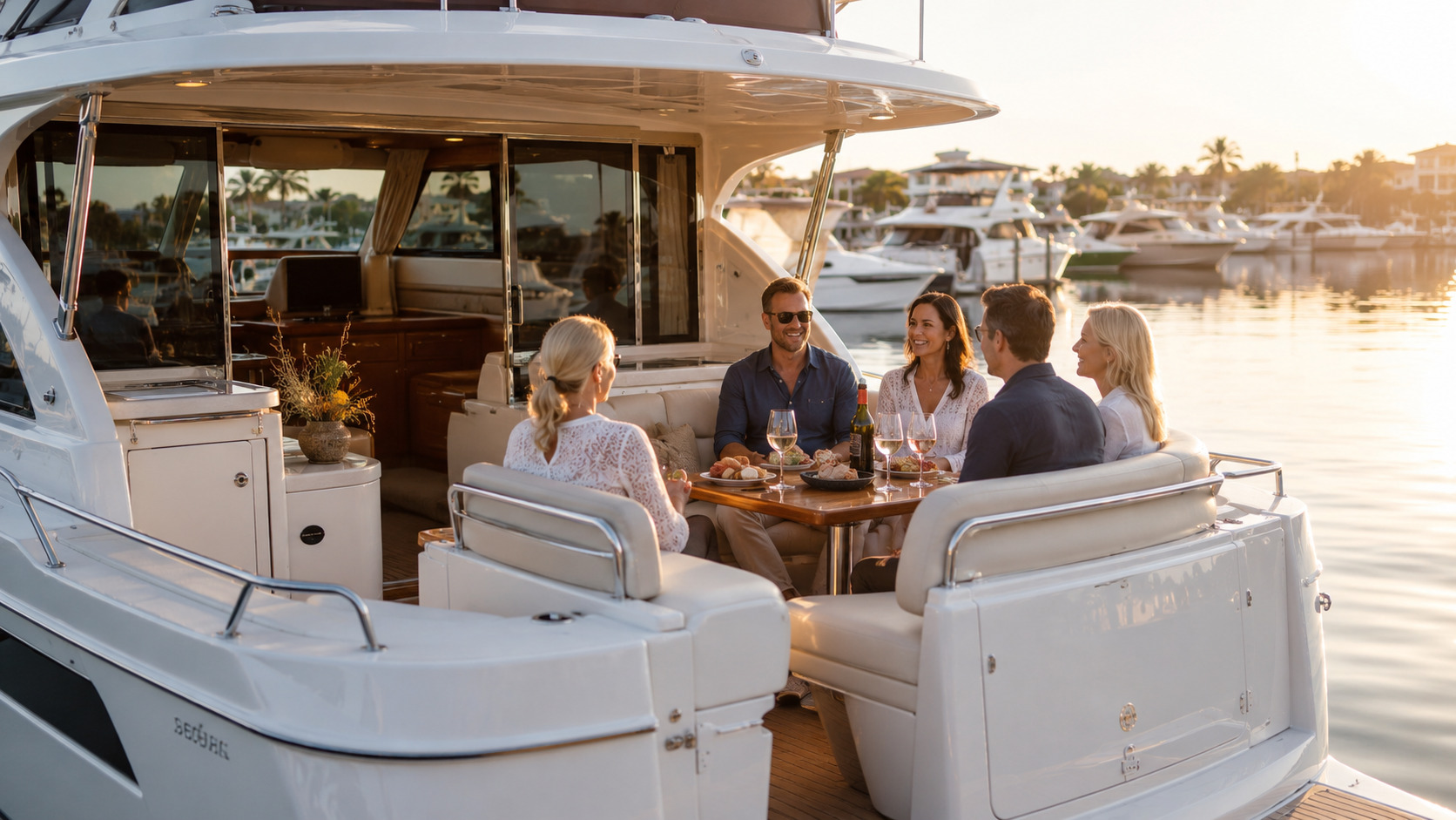 sea ray aft cabin entertaining 04