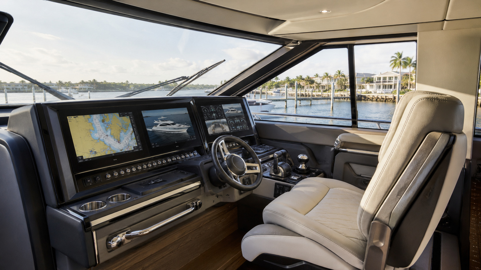 sea ray l class helm interior 05