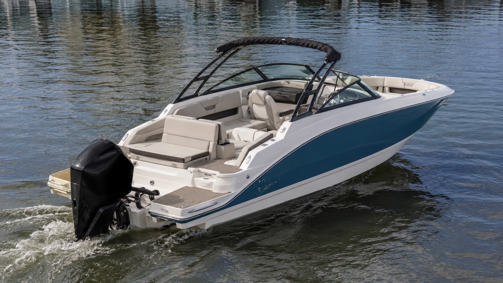 sea ray sdx 230 outboard elevated exterior 06