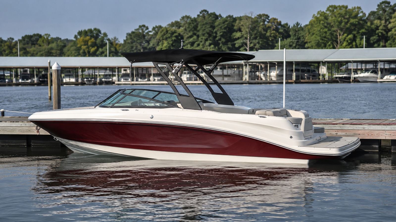 sea ray sdx 230 surf dockside profile 05