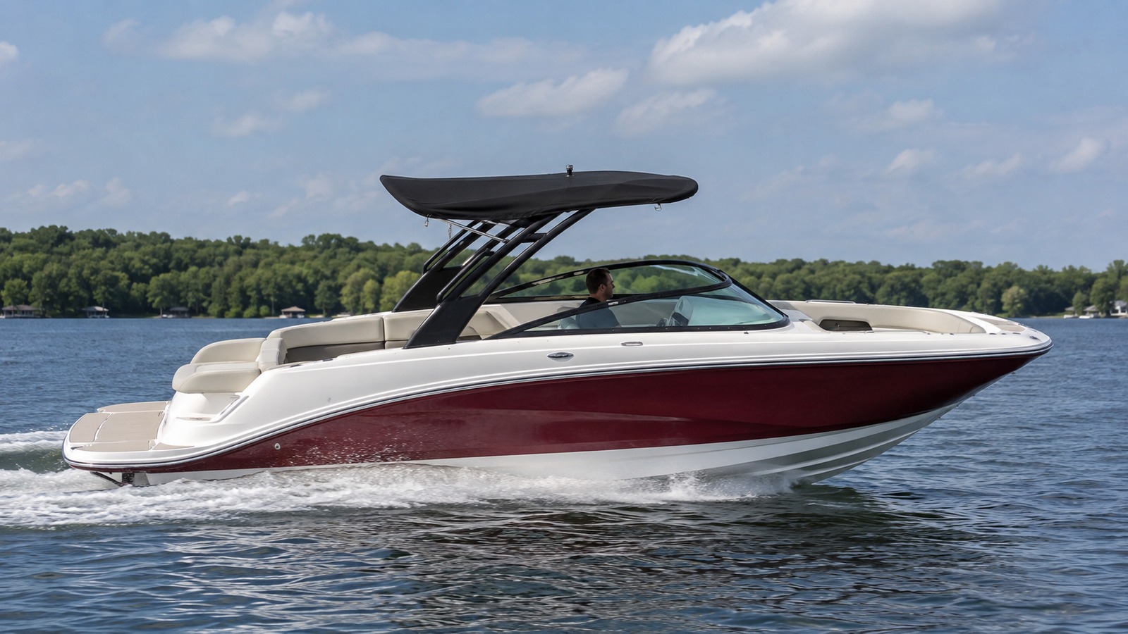 sea ray sdx 230 surf side profile running 04