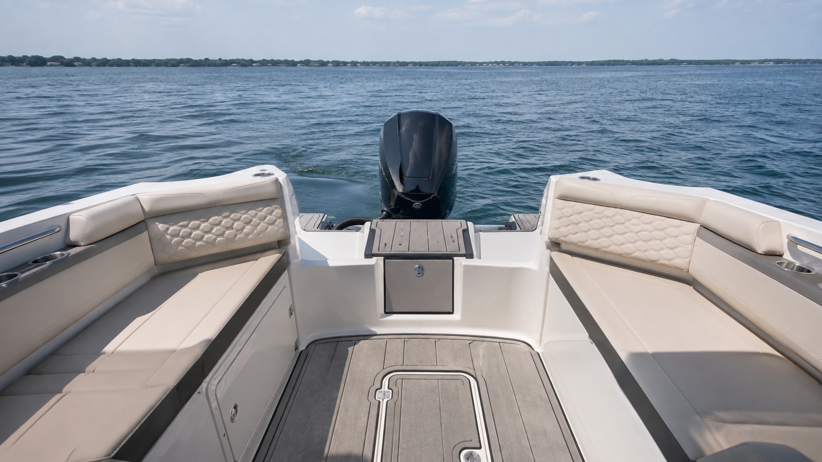 sea ray sdx 250 outboard transom seating 10