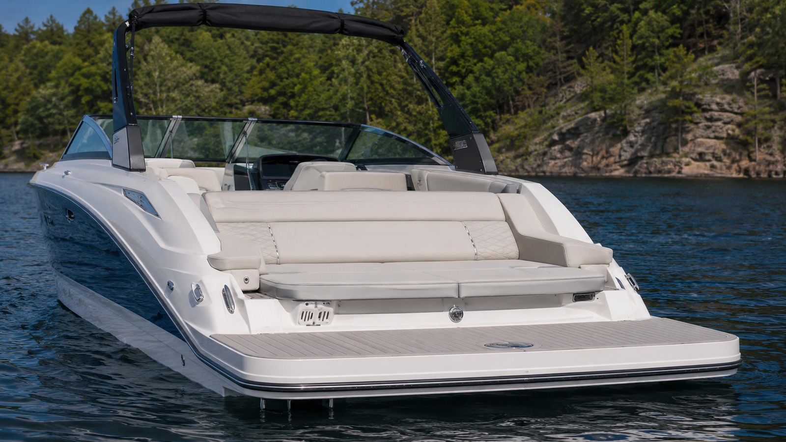 sea ray sdx 250 transom seating 10