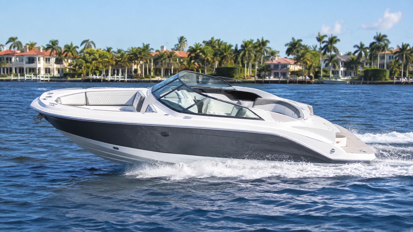 sea ray sdx 270 front quarter running 02