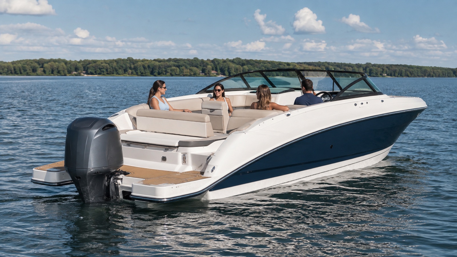 sea ray sdx 270 outboard premium exterior hero 25