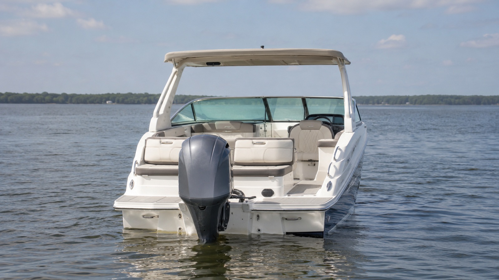 sea ray sdx 270 outboard transom seating 10