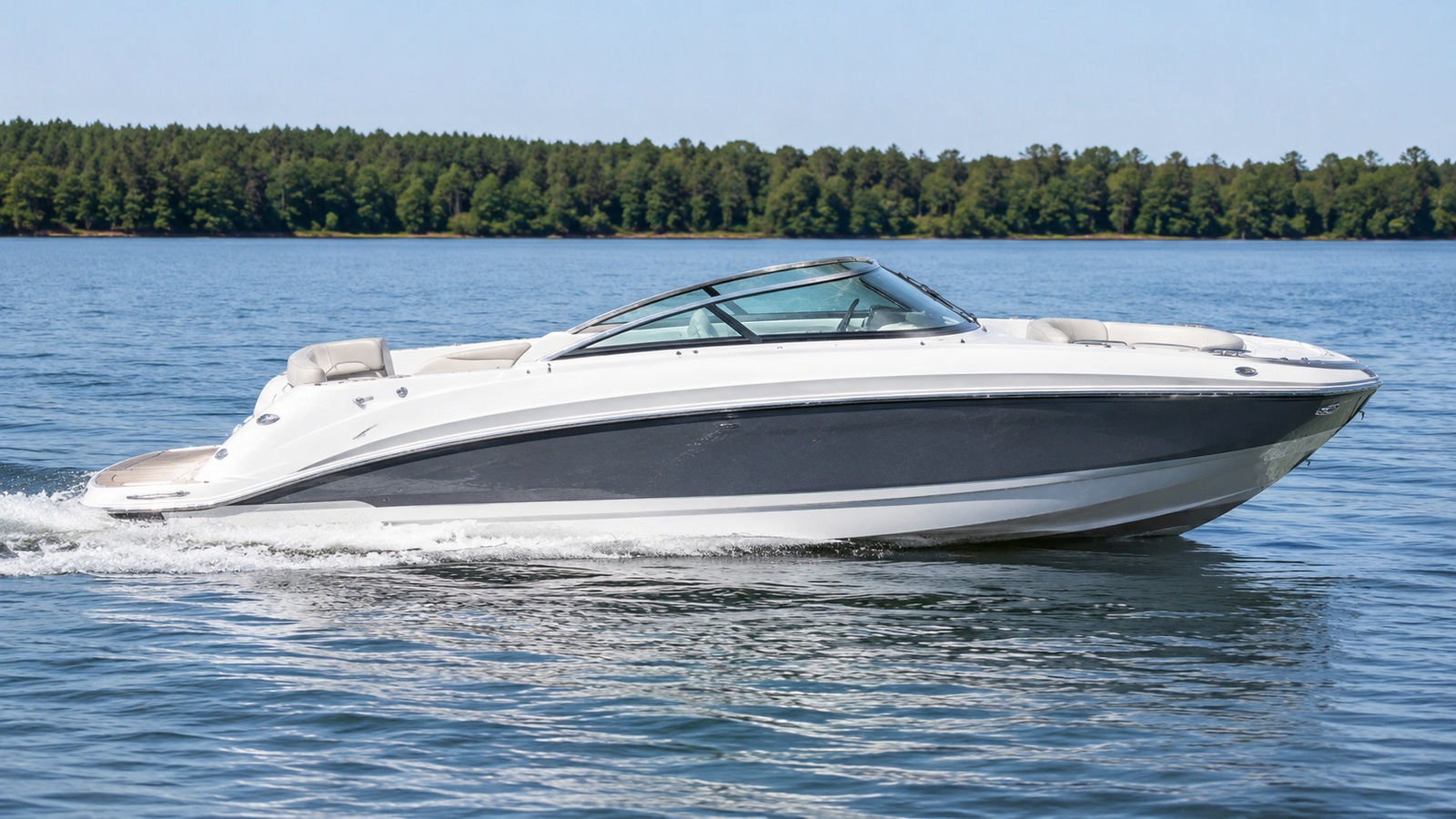 sea ray sdx 270 side profile running 04