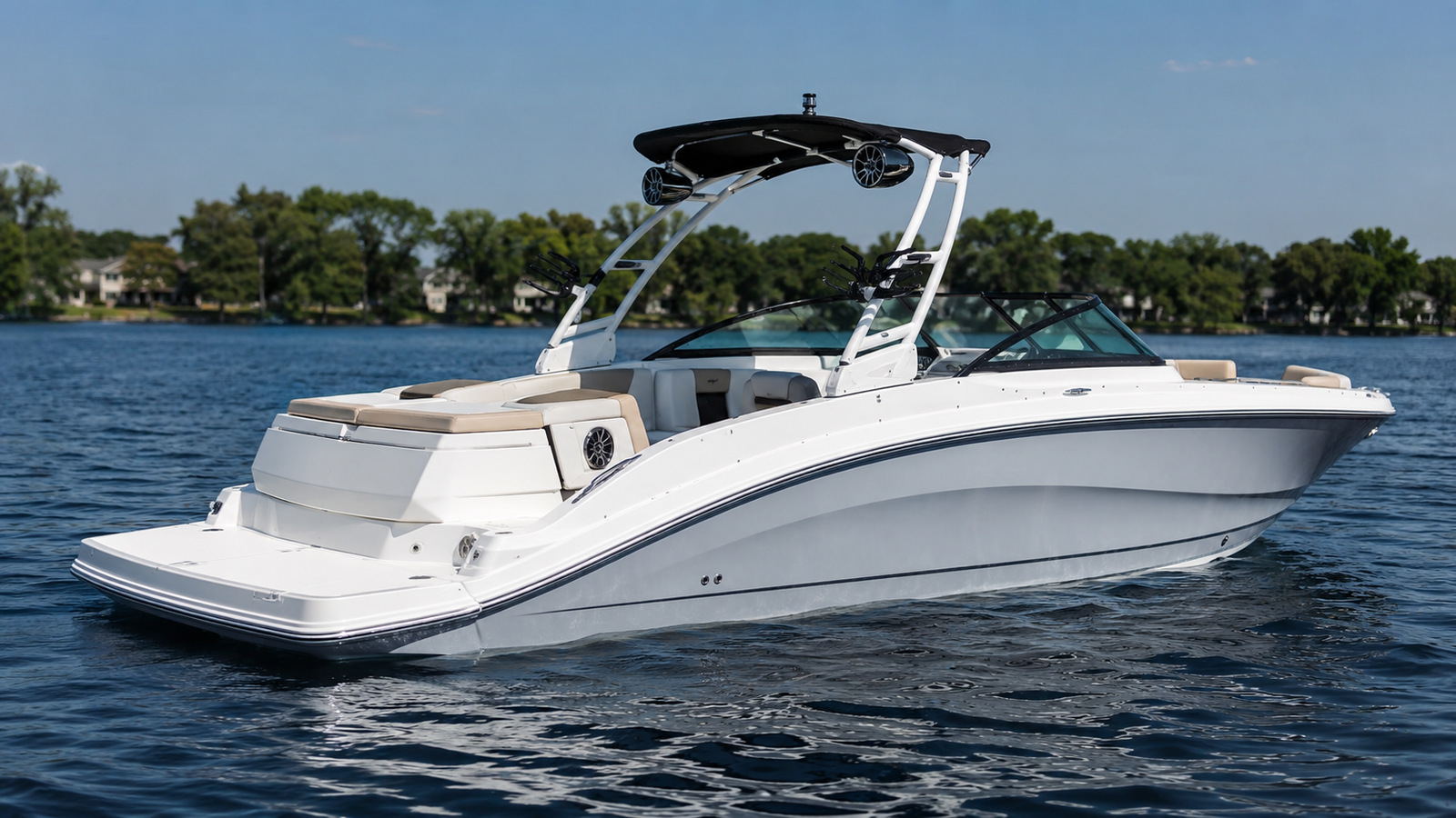 sea ray sdx 270 surf watersports tower detail 10