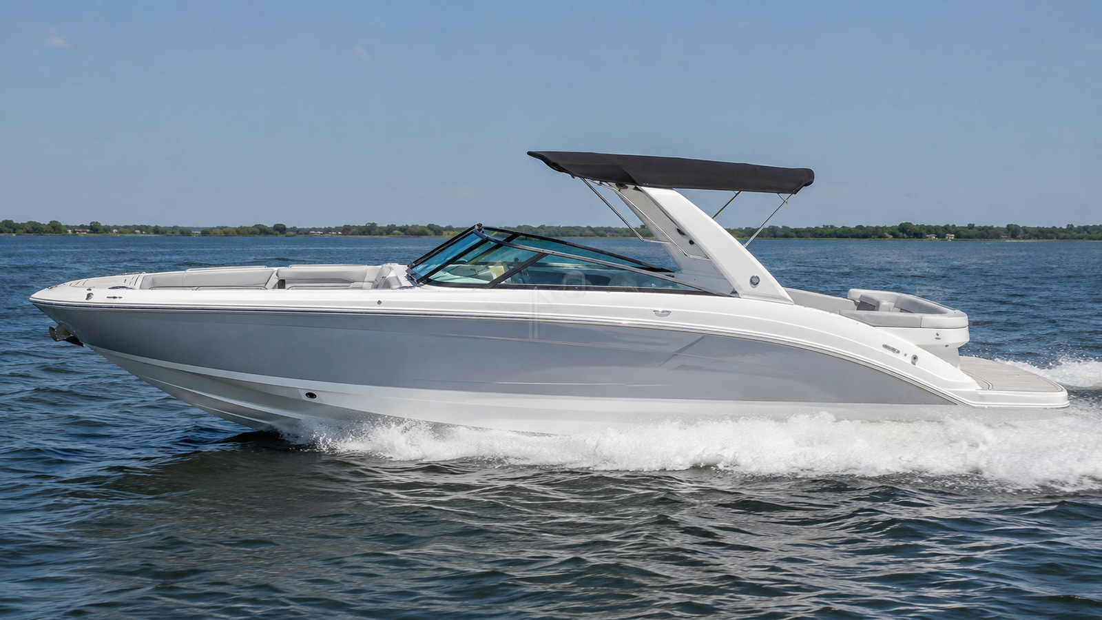 sea ray sdx 290 side profile running 04