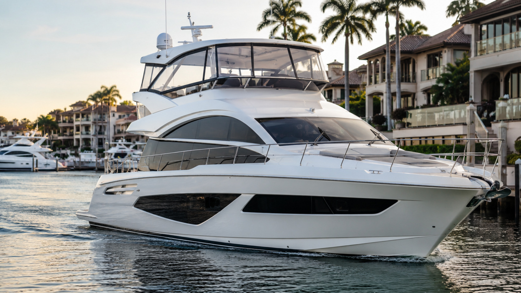 sea ray sedan bridge bow quarter luxury 17