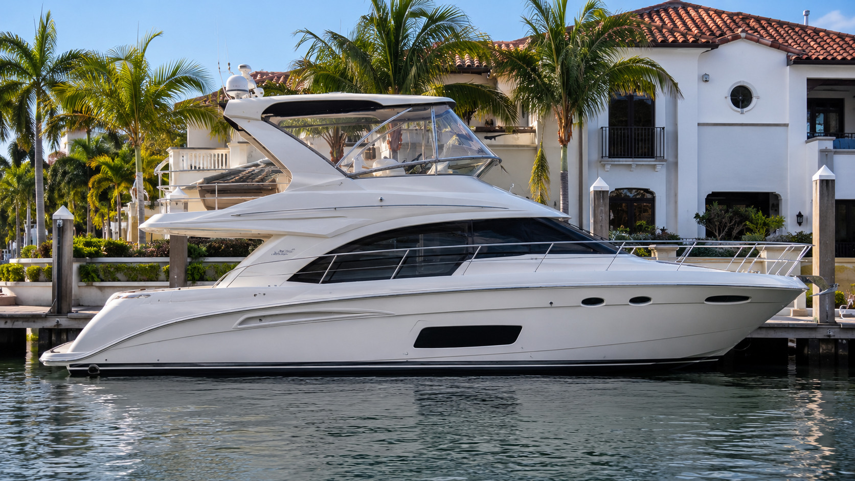 sea ray sedan bridge dockside profile 03