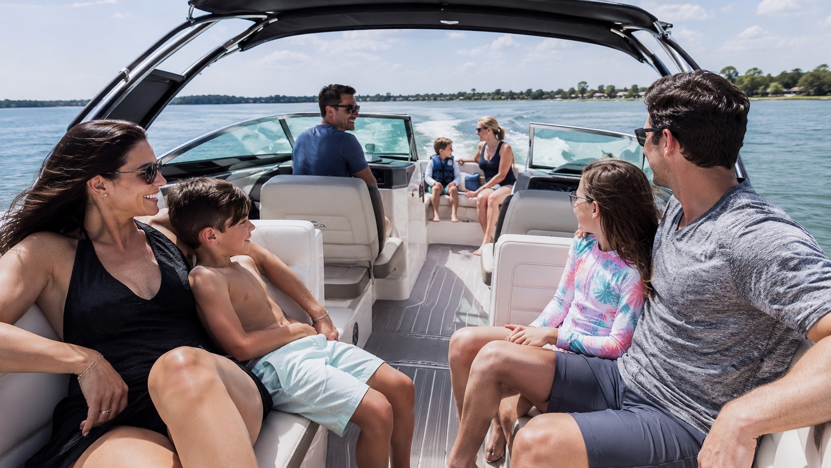 sea ray select family cruising 09