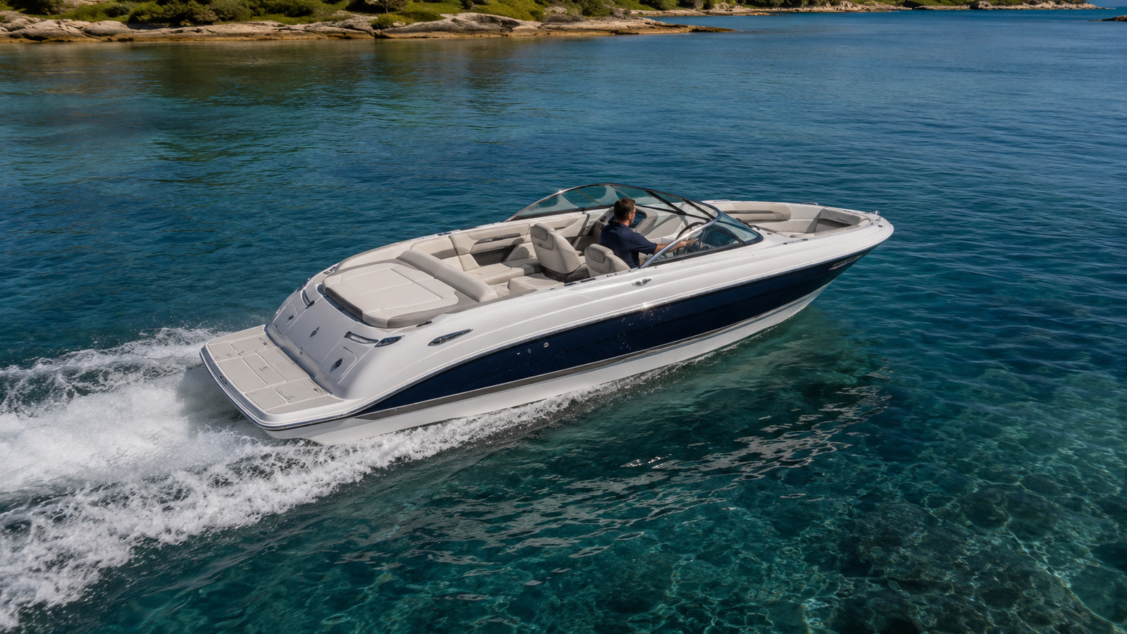 sea ray slx 260 elevated running view 06