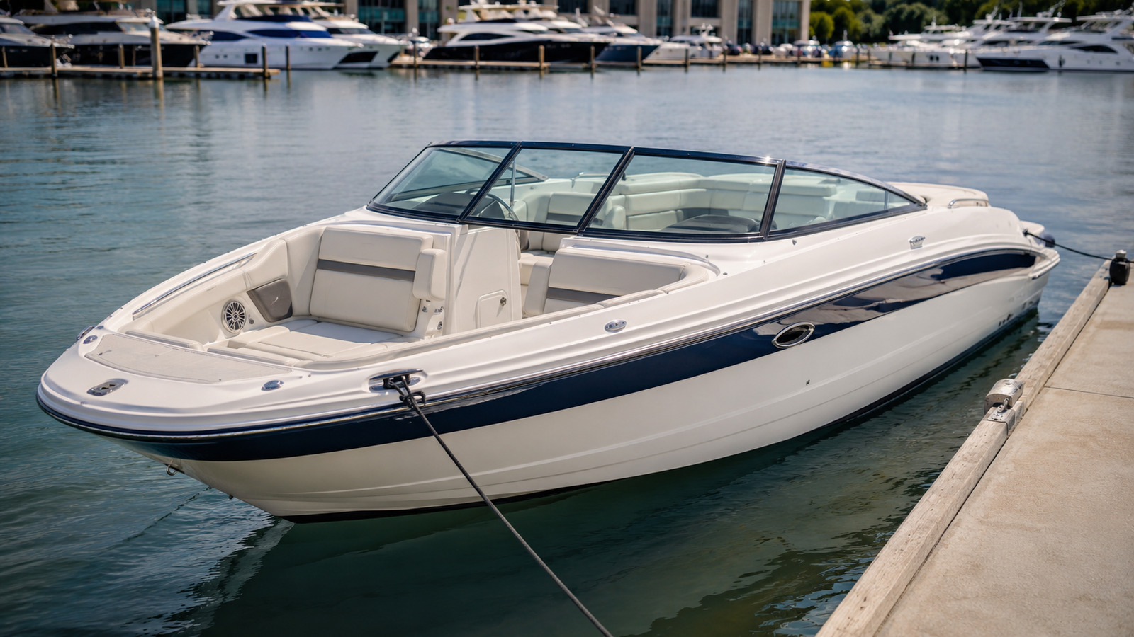 sea ray slx 260 marina front quarter 08