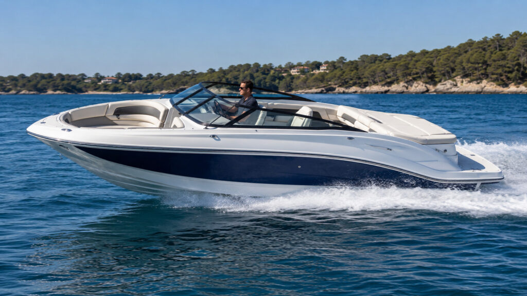 sea ray slx 260 open water running hero 01