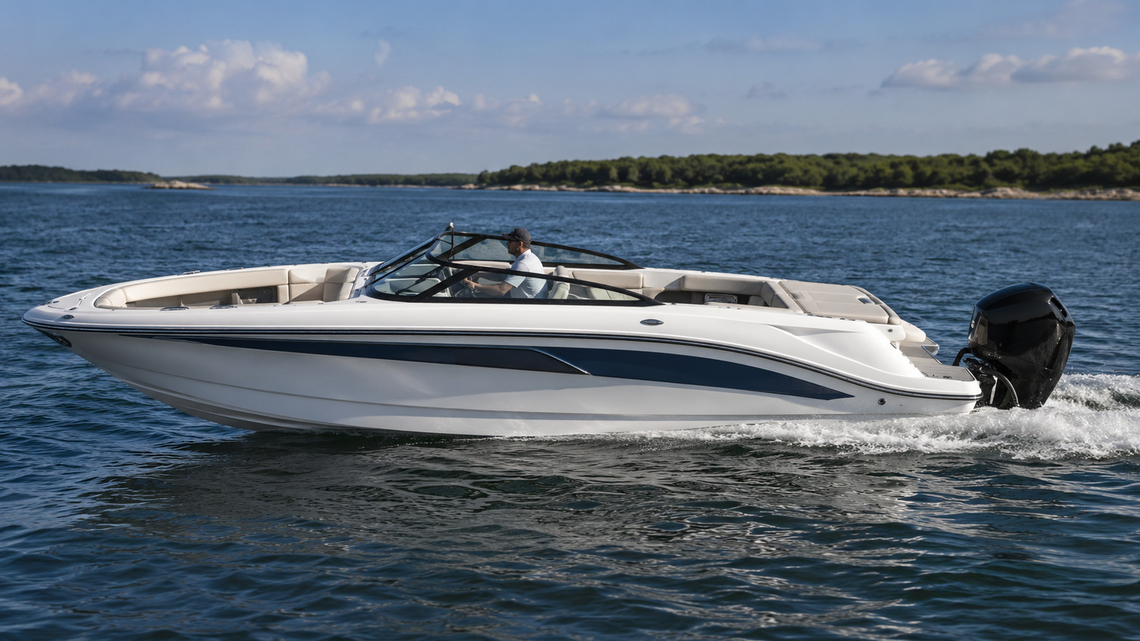 sea ray slx 260 outboard port profile running 04