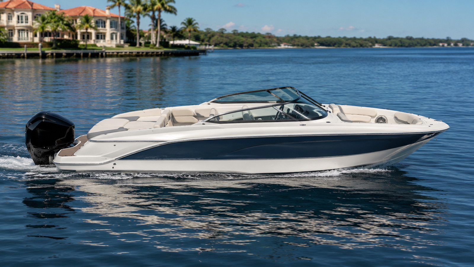 sea ray slx 260 outboard starboard profile cruising 05