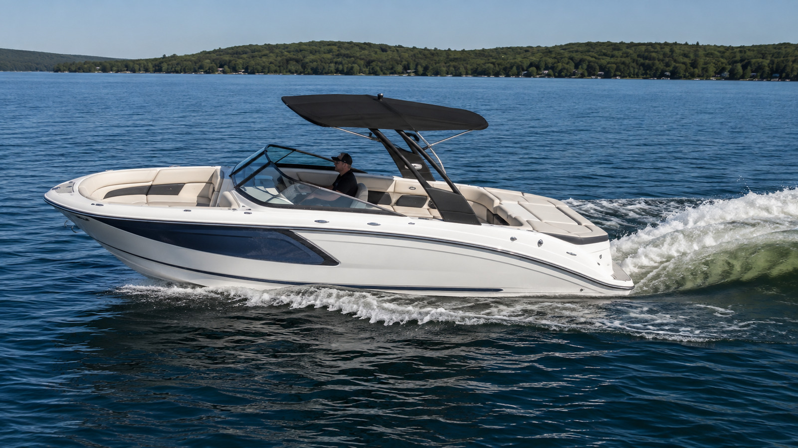 sea ray slx 260 surf port profile running 04
