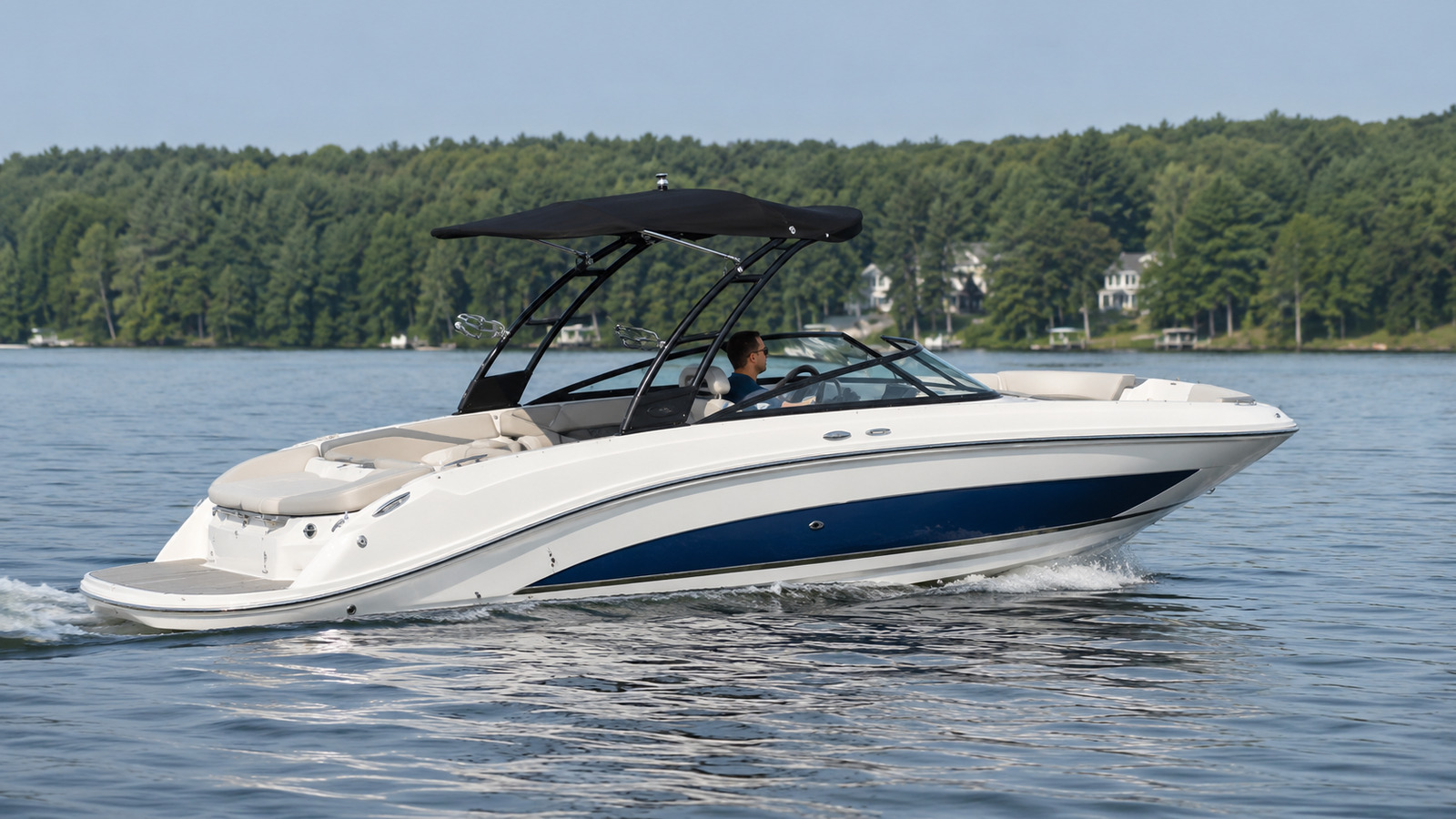 sea ray slx 260 surf starboard profile cruising 05