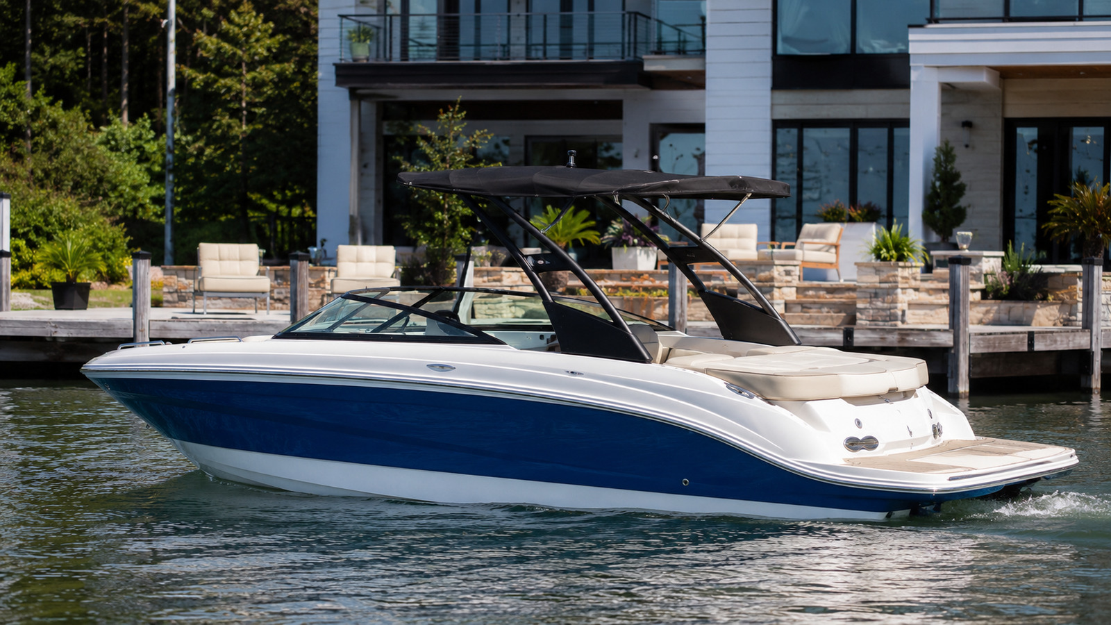 sea ray slx 260 surf waterfront estate 10