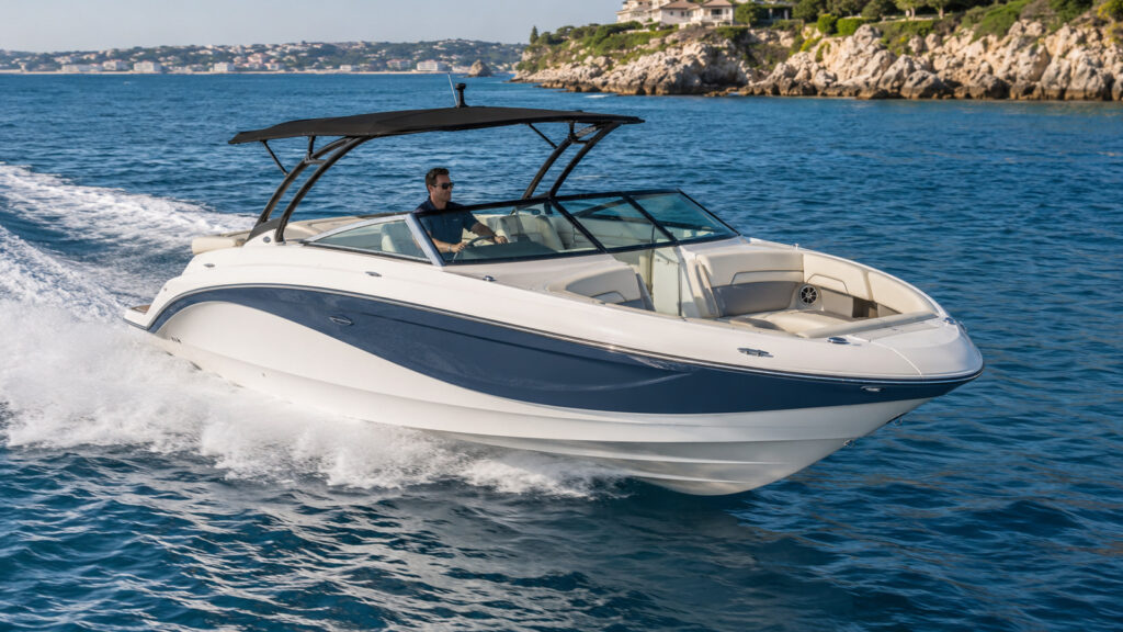 sea ray slx 280 open water running hero 01