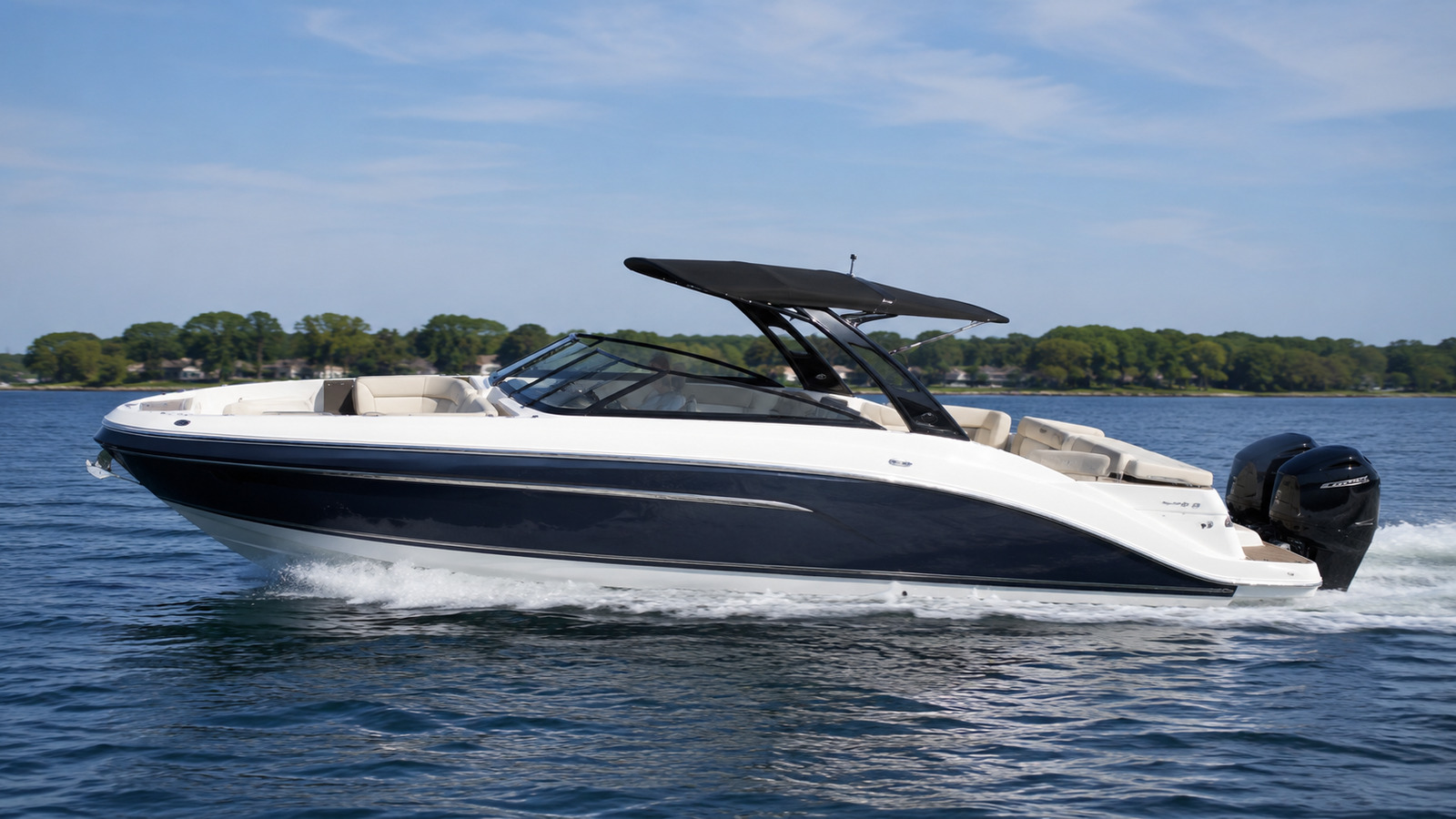 sea ray slx 280 outboard port profile running 04