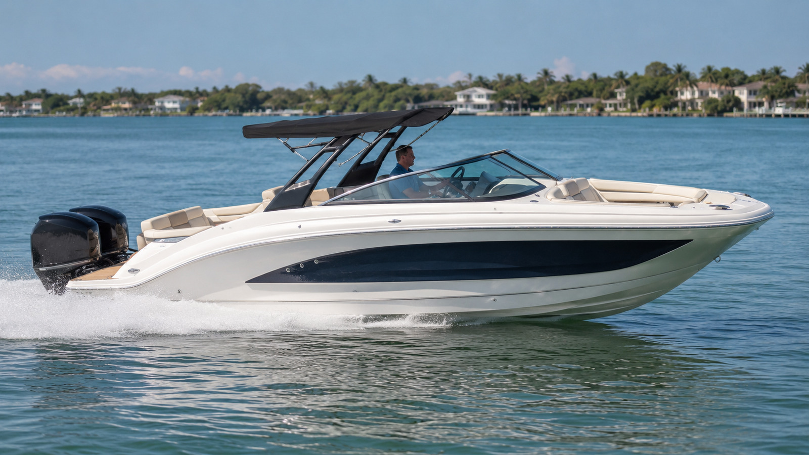 sea ray slx 280 outboard starboard profile cruising 05