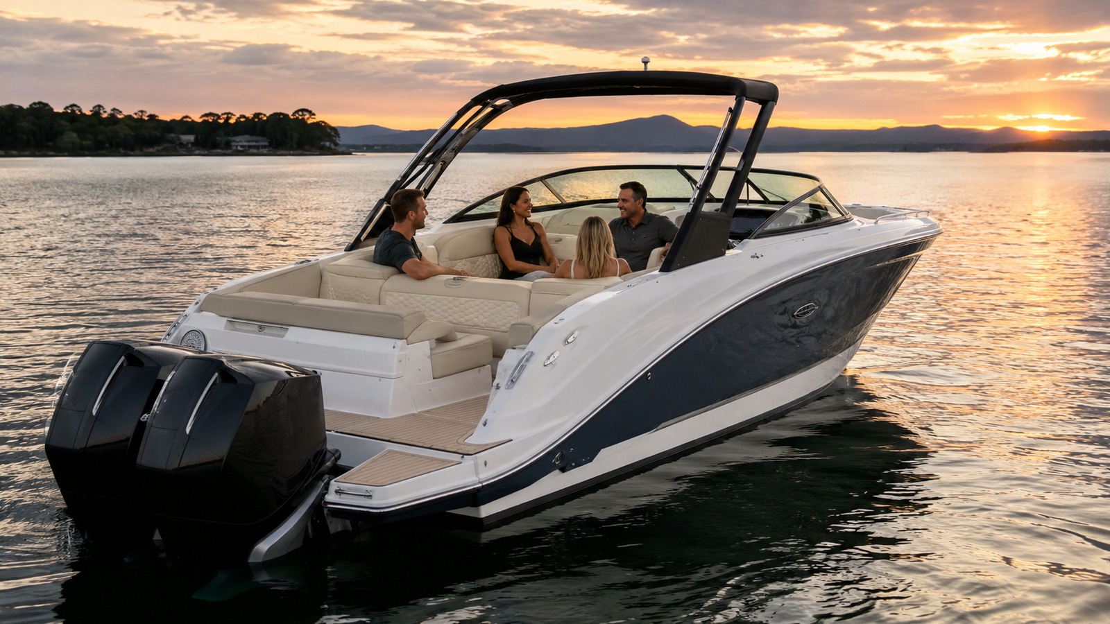 sea ray slx 280 outboard sunset entertaining 25