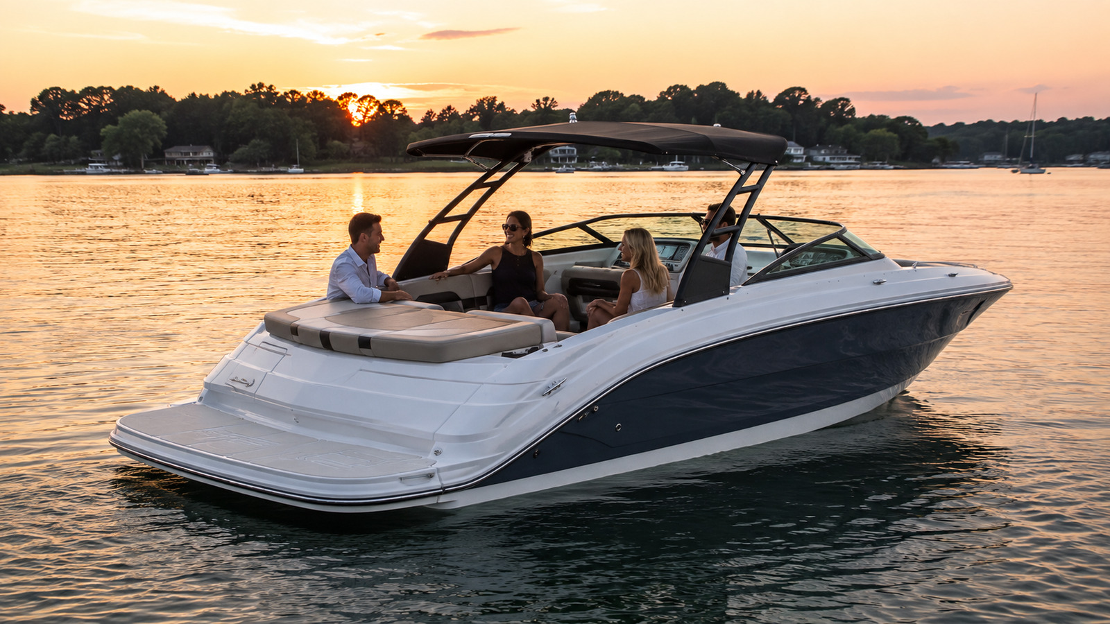 sea ray slx 280 sunset entertaining 25