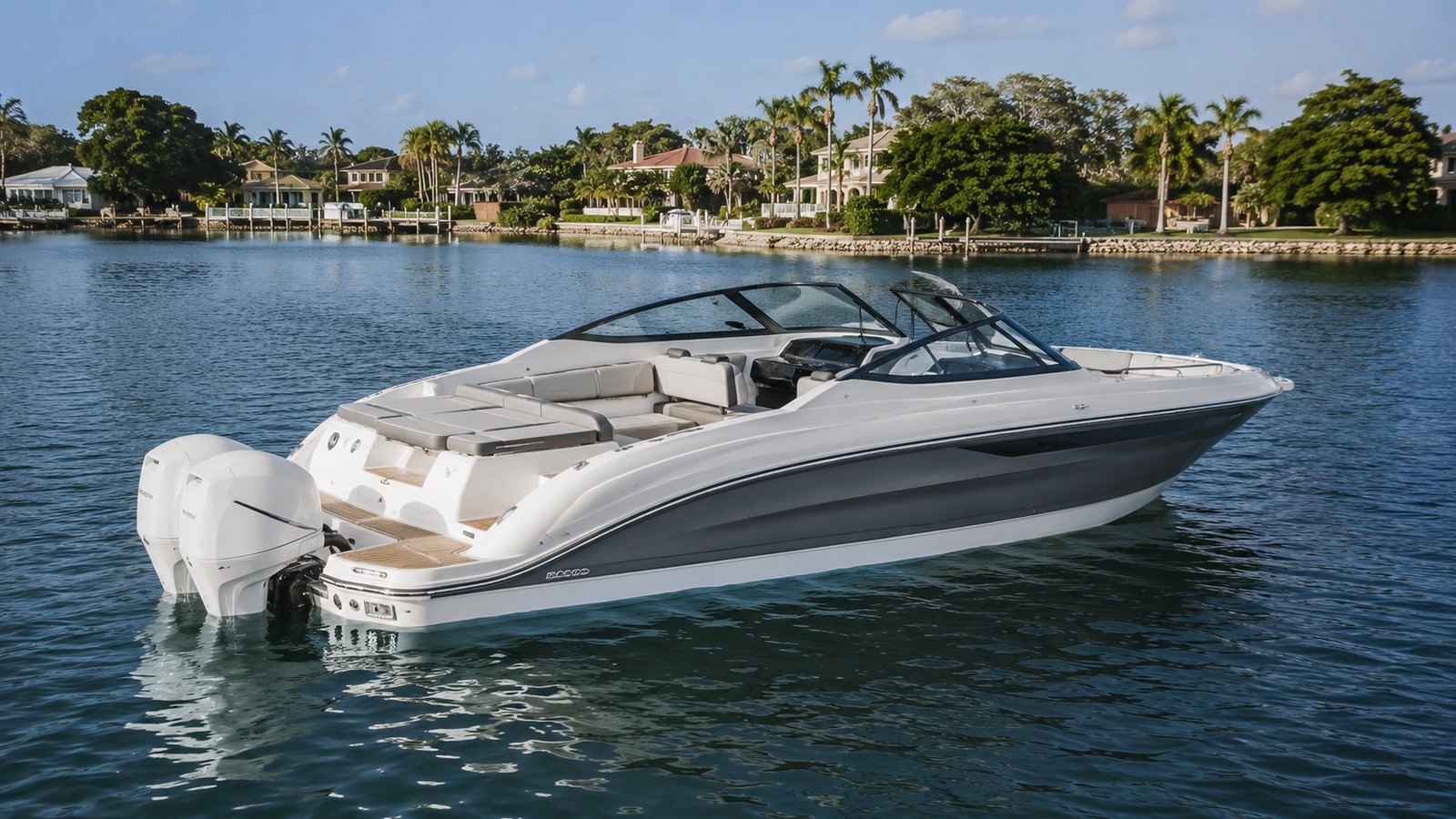 sea ray slx 350 outboard premium exterior hero 25
