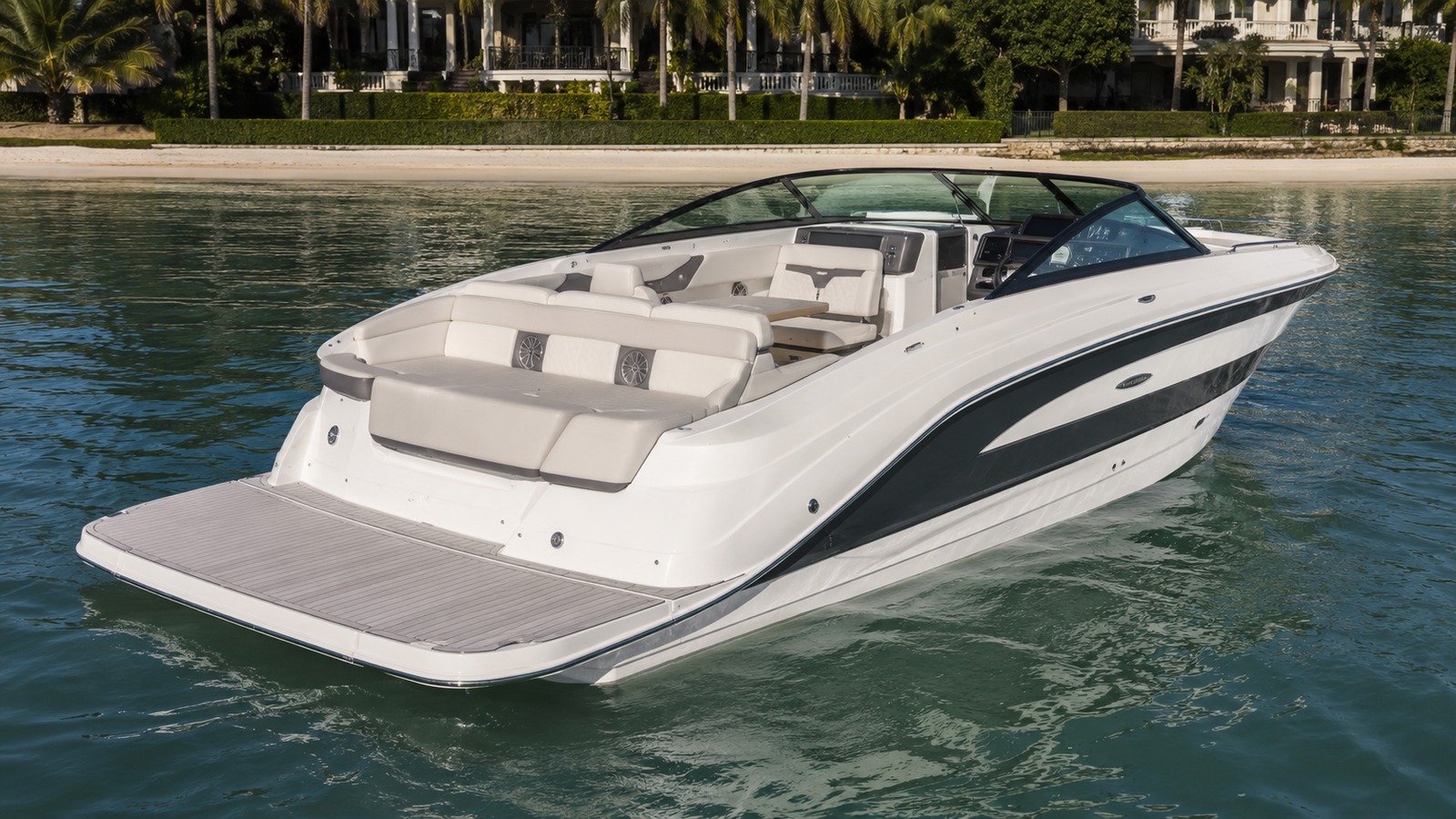 sea ray slx 350 transom seating 10