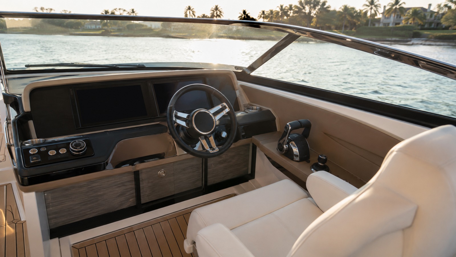 sea ray slx 400 helm detail 09