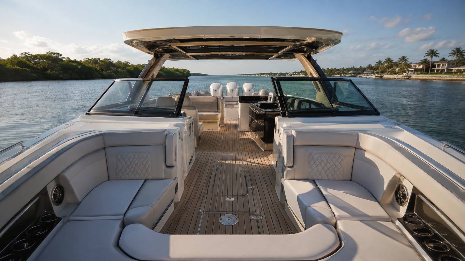 sea ray slx 400 outboard bow lounge wide 07