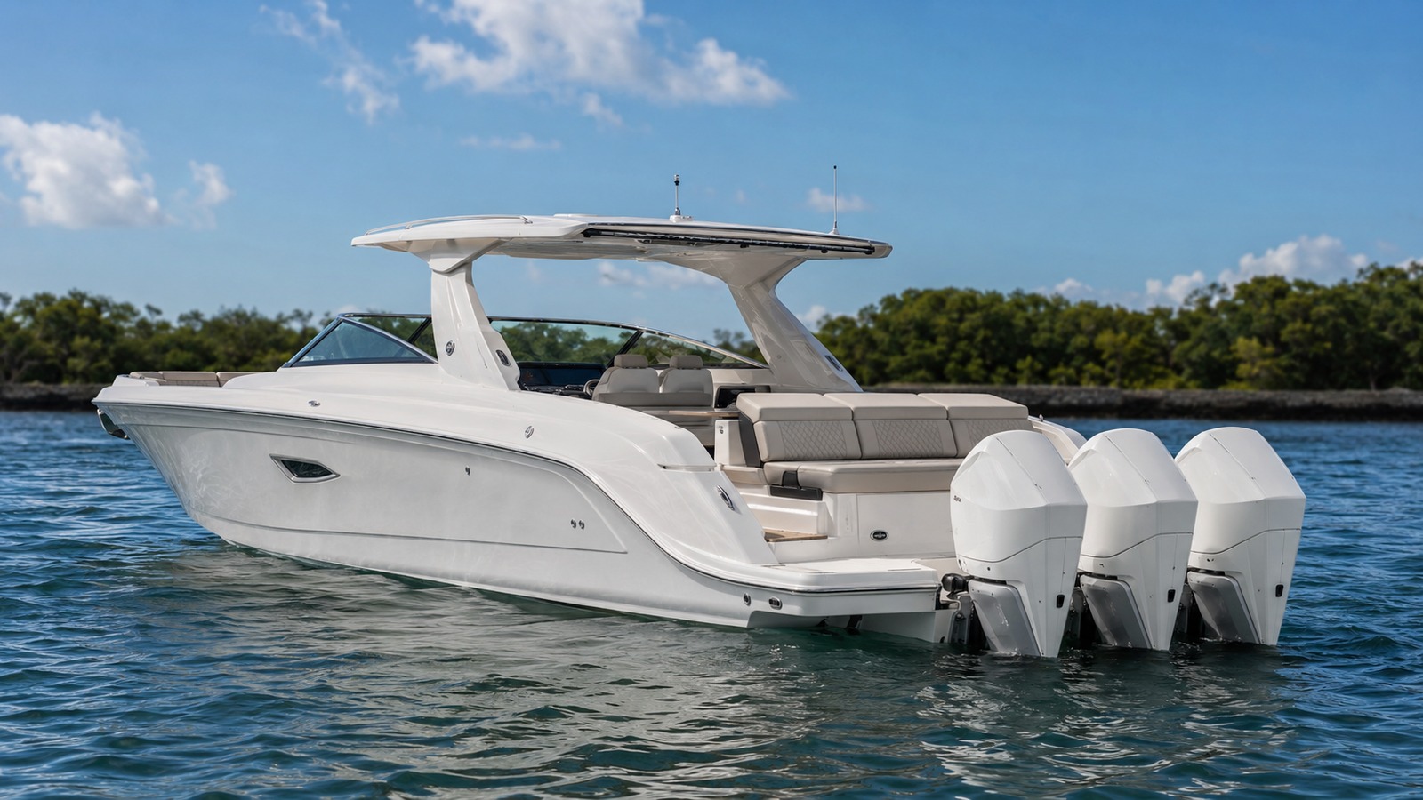 sea ray slx 400 outboard transom seating 10