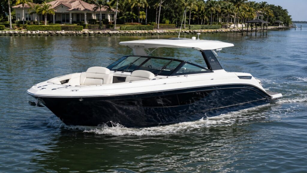 sea ray slx 400 running hero 01