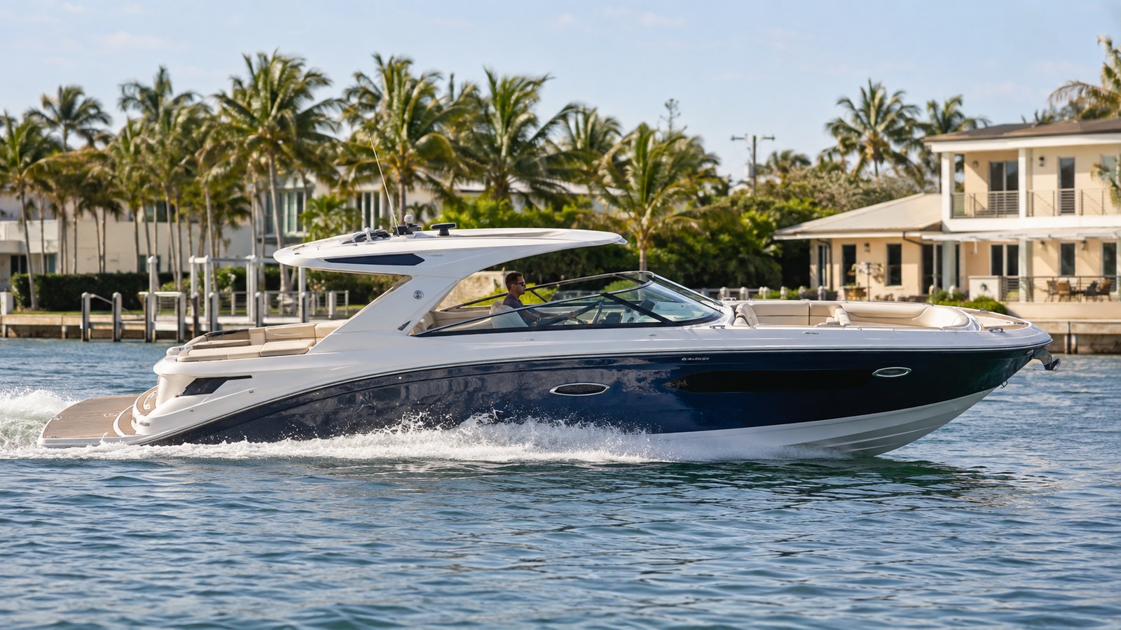 sea ray slx 400 side profile running 04