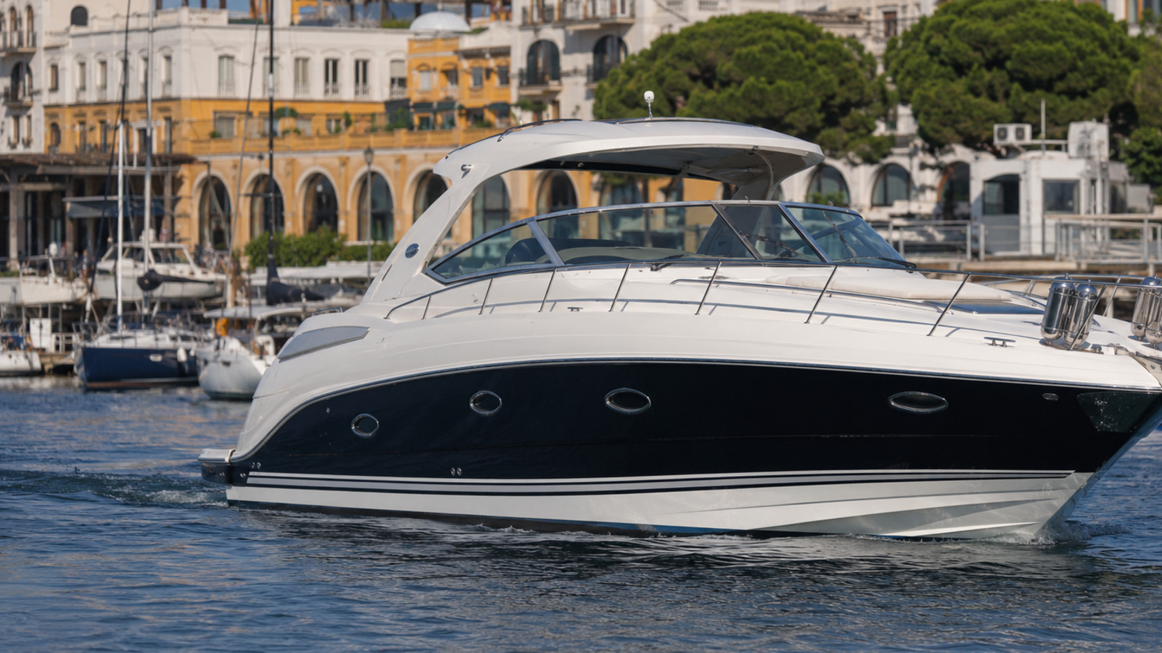 sea ray sport yacht bow quarter luxury 20
