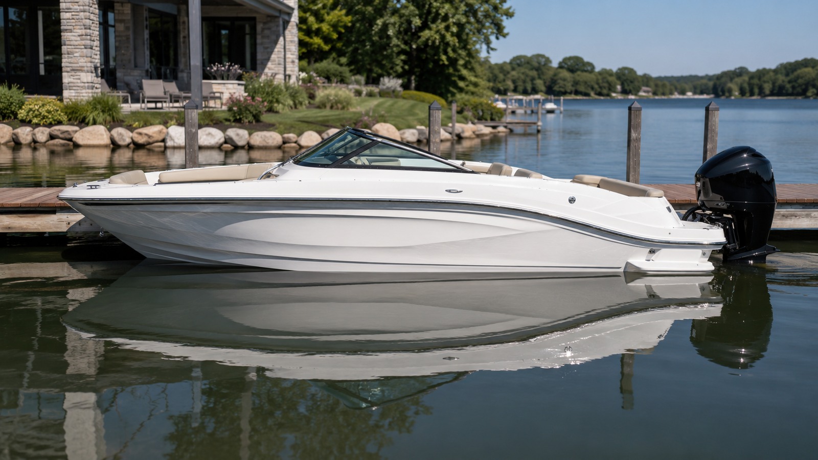 sea ray spx 210 outboard dockside profile 06