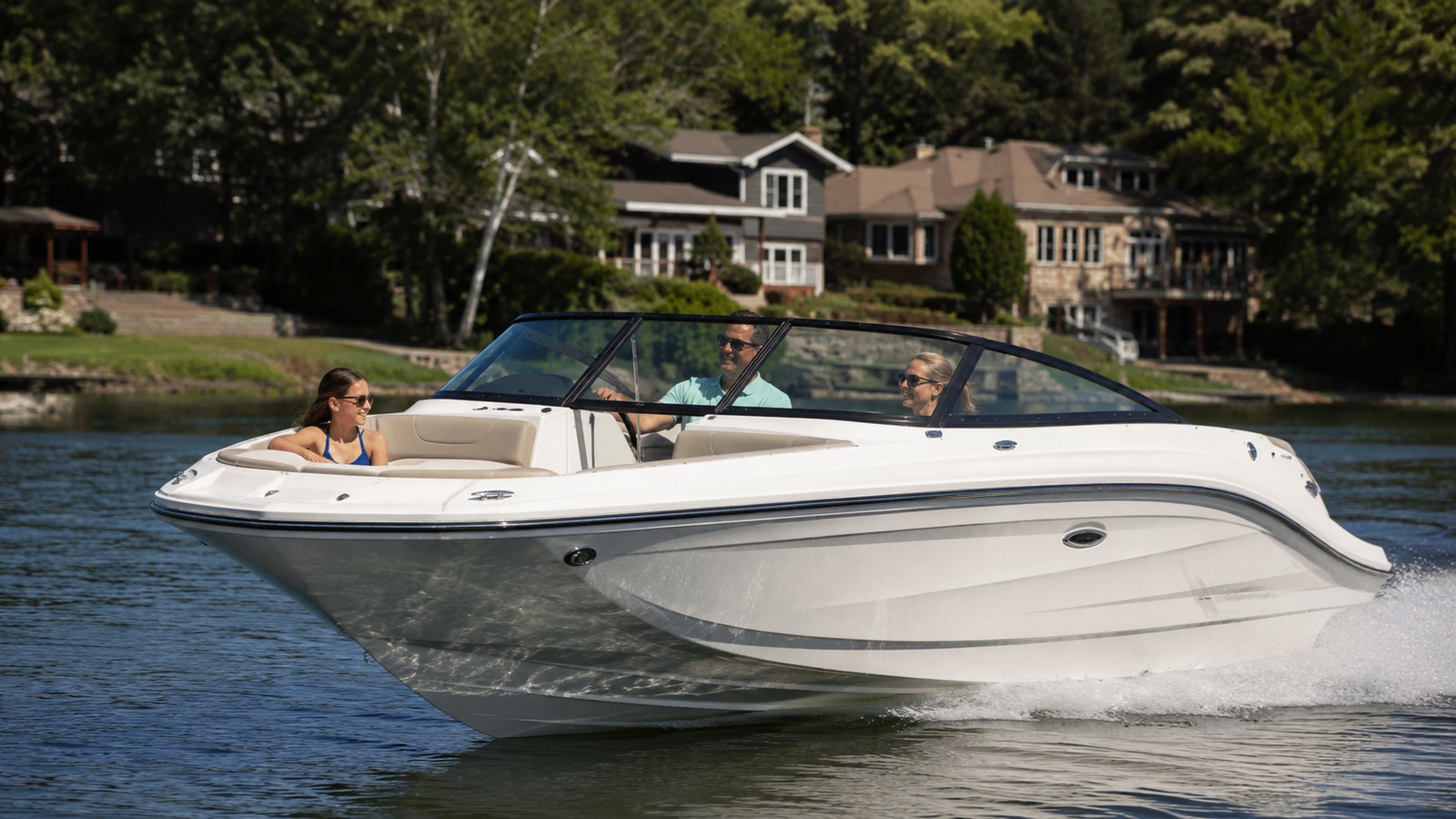 sea ray spx 230 front quarter running 02