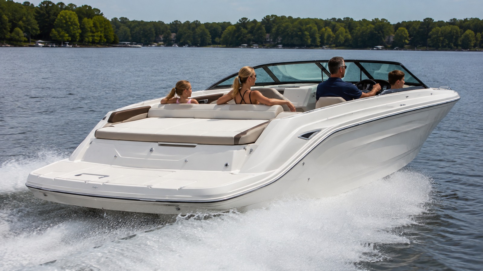 sea ray spx 230 rear quarter running 03
