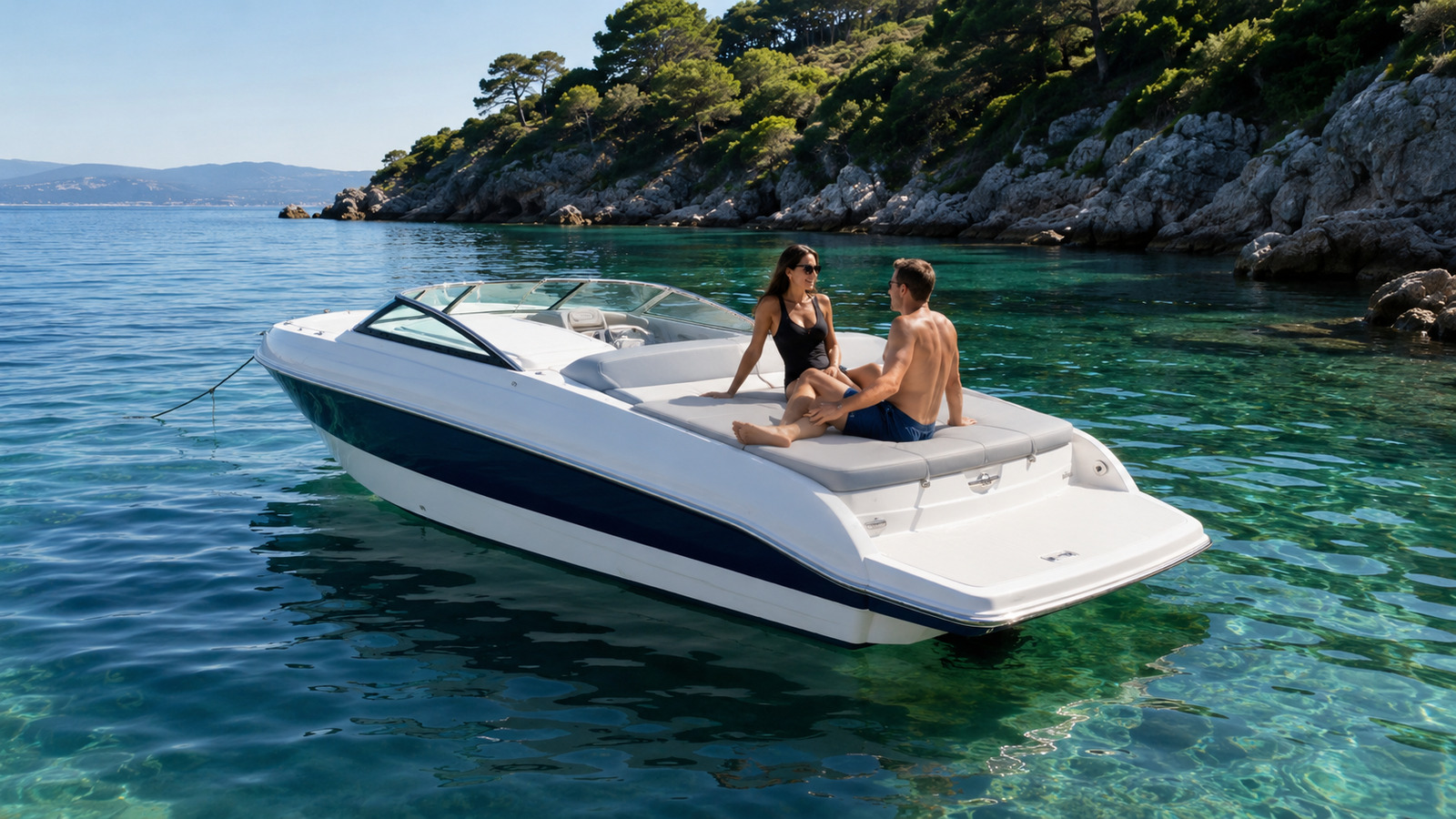 sea ray sun sport 230 anchored lifestyle 22