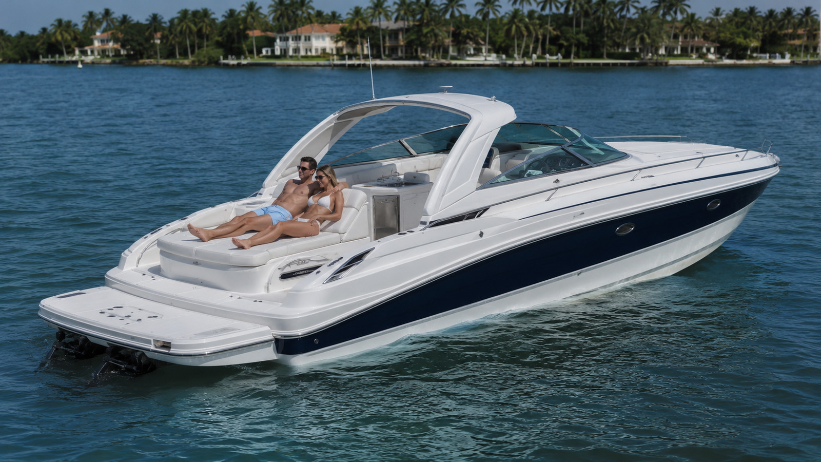 sea ray sun sport 320 bow sunpad 07