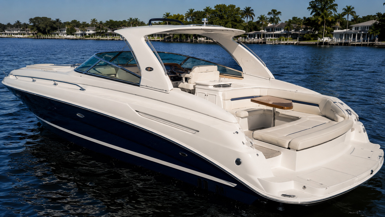 sea ray sun sport 370 transom lounge 10