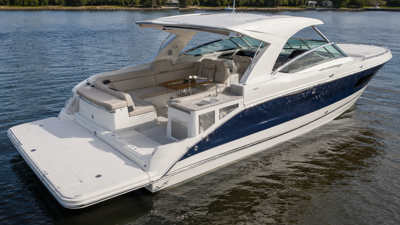 sea ray sun sport 400 cockpit wide 08