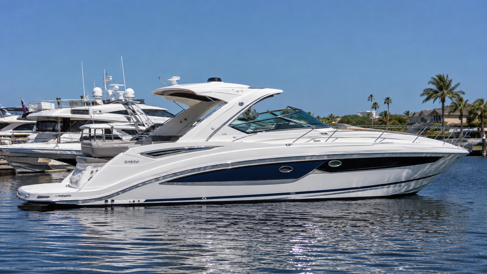 sea ray sun sport 400 dockside profile 05