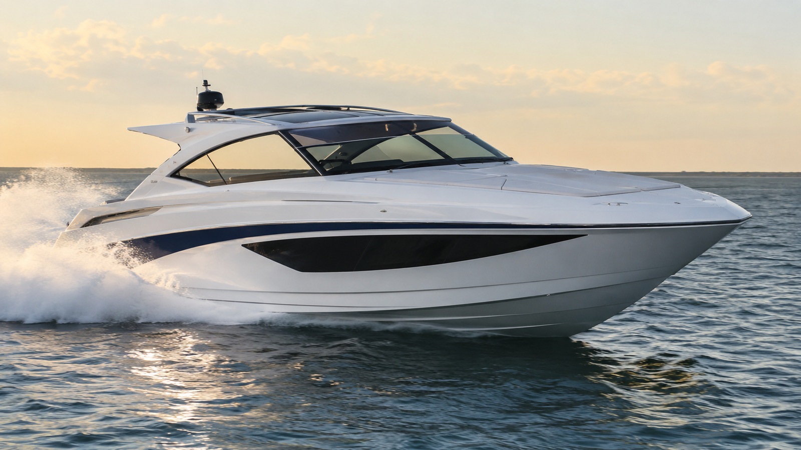 sea ray sun sport 400 front quarter running 02